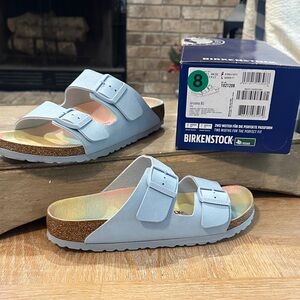 Birkenstock Arizona Light Blue Sandals, Sky color